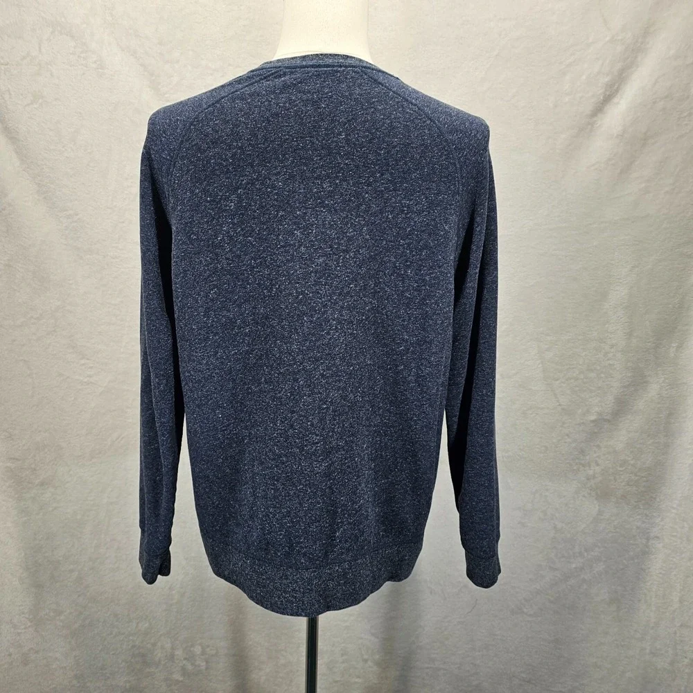 Eddie Bauer Sweatshirt Mens XL Blue Pullover Crew Long Sleeve Sweater Preppy Dad - Picture 3 of 11